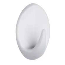 GANCHO BRANCO ADESIVO ABS 0,5KG 6PÇS KALA