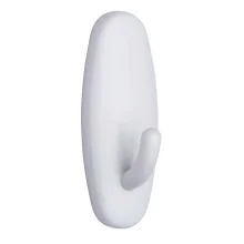 GANCHO BRANCO ADESIVO REMOV ABS 0,7KG 3PÇS KALA