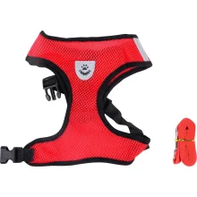 Guia Peitoral para Porte Pequeno Vermelha M 5Kg Kala