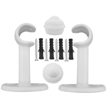 Suporte para Varão de Cortina Branco 19mm Kala