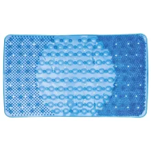 TAPETE BOX BANHEIRO KALA 67X37CM AZUL