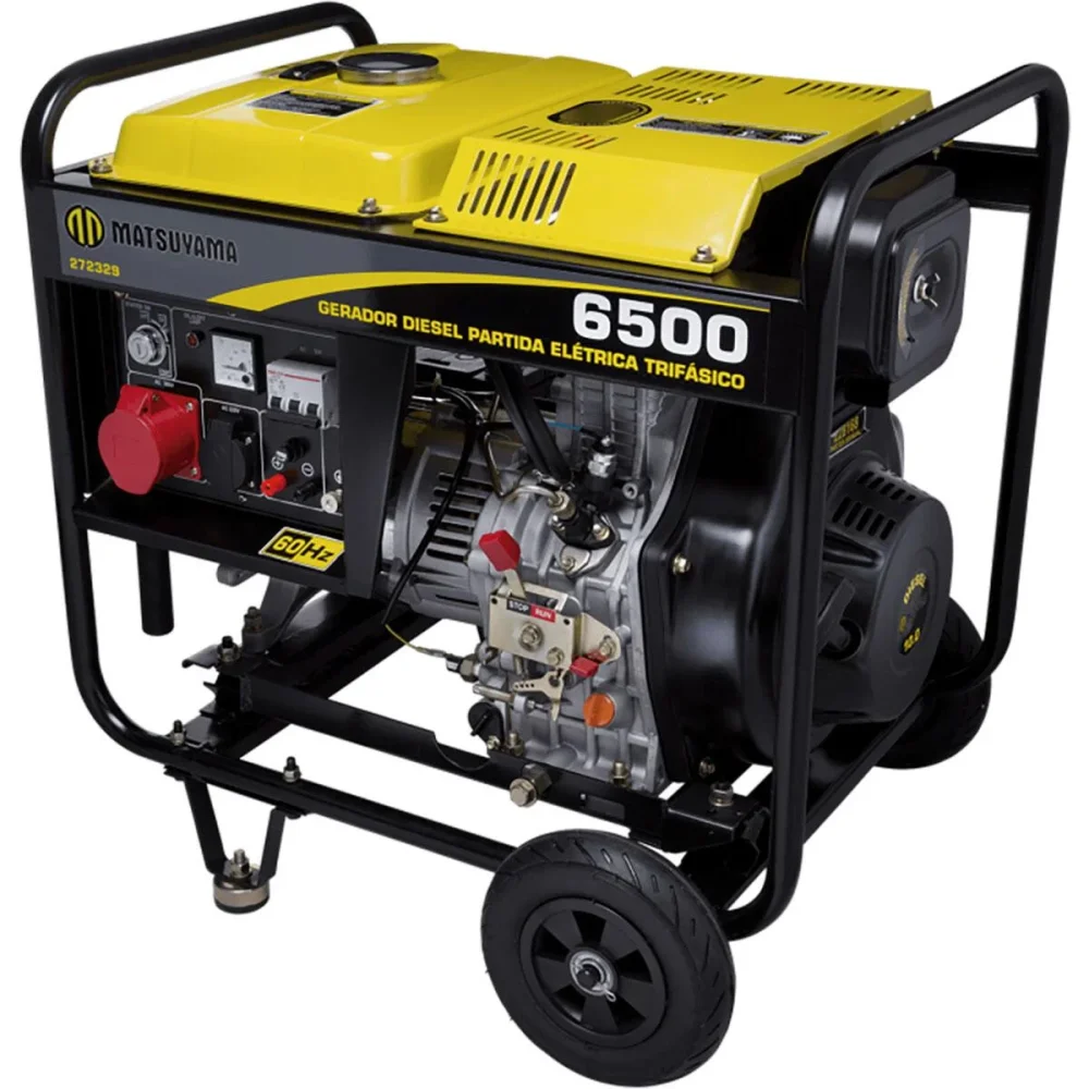 GERADOR A DIESEL 4T - TRI 6.9 KVA 10 HP MOD. 6500