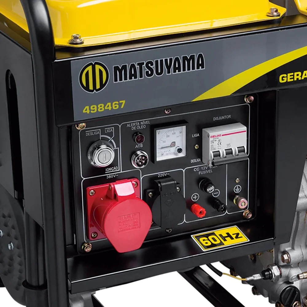 GERADOR A DIESEL 4T - TRI 7.5 KVA 13 HP MOD. 8000