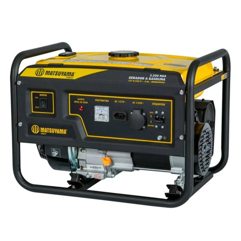 Gerador a Gasolina 3500-NGA 127/220V Monofásico Matsuyama