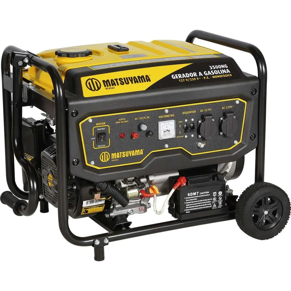 Gerador a Gasolina 3500NG Mono 8,0 HP 127/220V Matsuyama