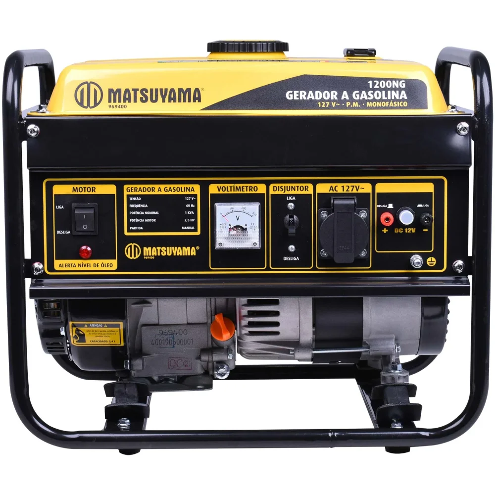 GERADOR A GASOLINA 4T - MONO  1.2 KVA 2.5 HP MOD. 1200