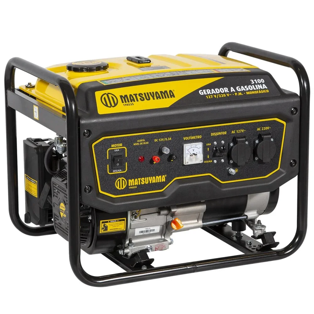 GERADOR A GASOLINA 4T - MONO 3.0 KVA 7 HP MOD. 3100