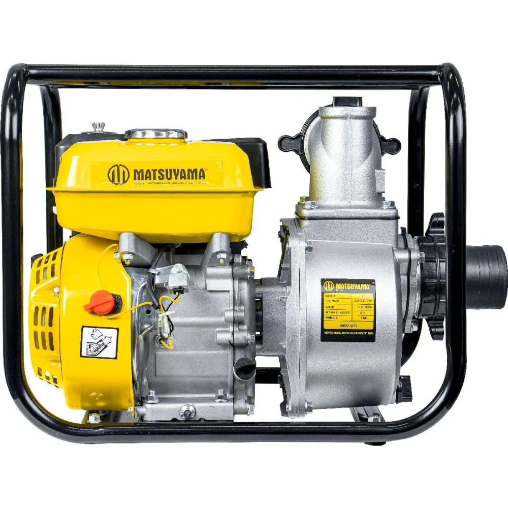 Motobomba a Gasolina 7HP-NGA 3" Auto Escorvante PM Matsuyama