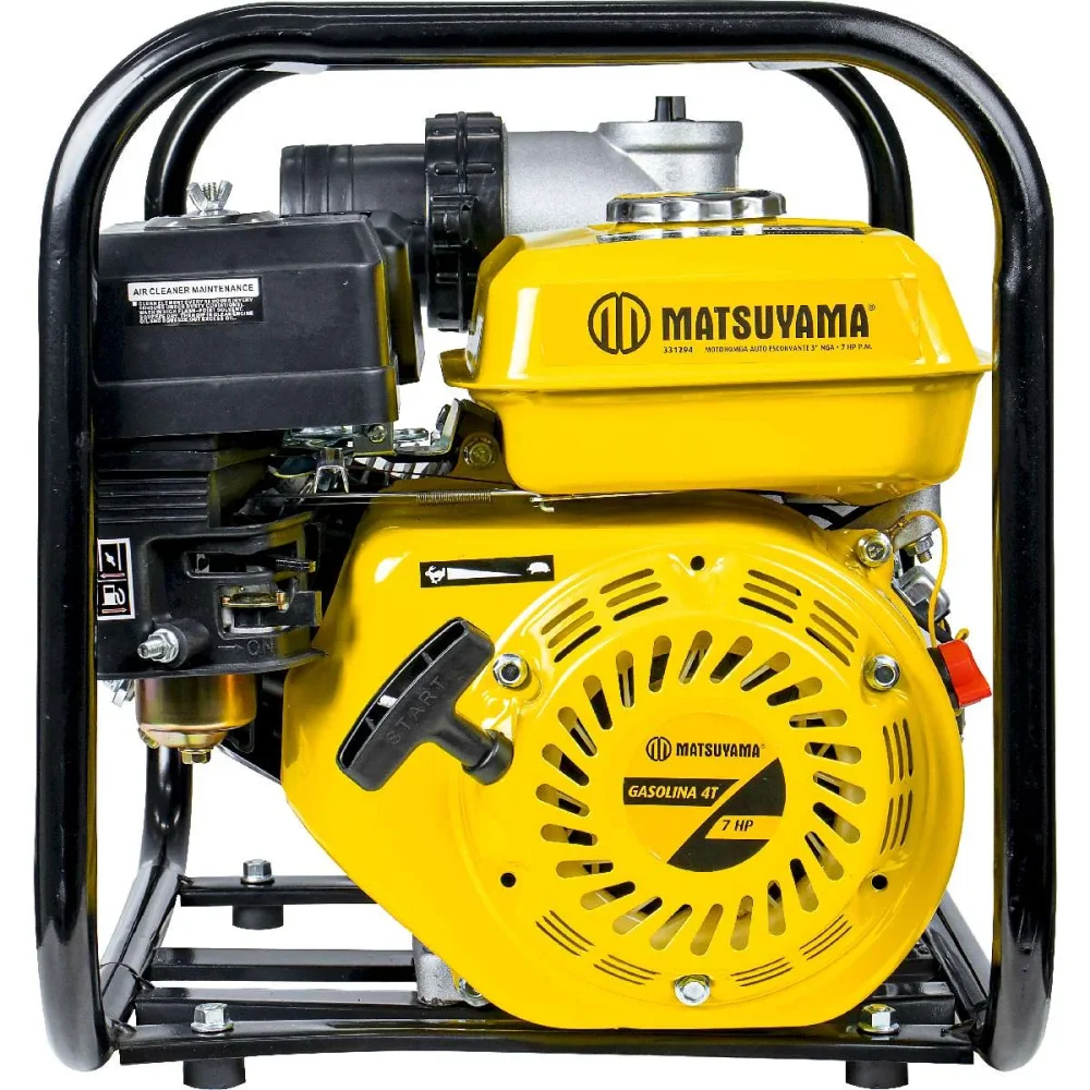 Motobomba a Gasolina 7HP-NGA 3" Auto Escorvante PM Matsuyama
