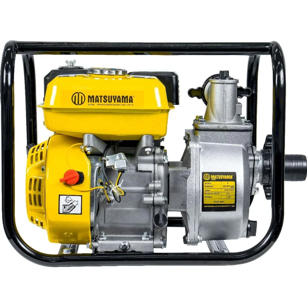 MOTOBOMBA A GASOLINA (AUTO ESCORVANTE) - 2" 7 HP