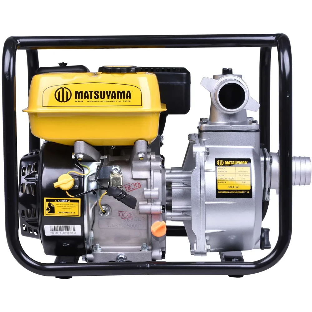 MOTOBOMBA A GASOLINA (AUTO ESCORVANTE) - 2" 7 HP