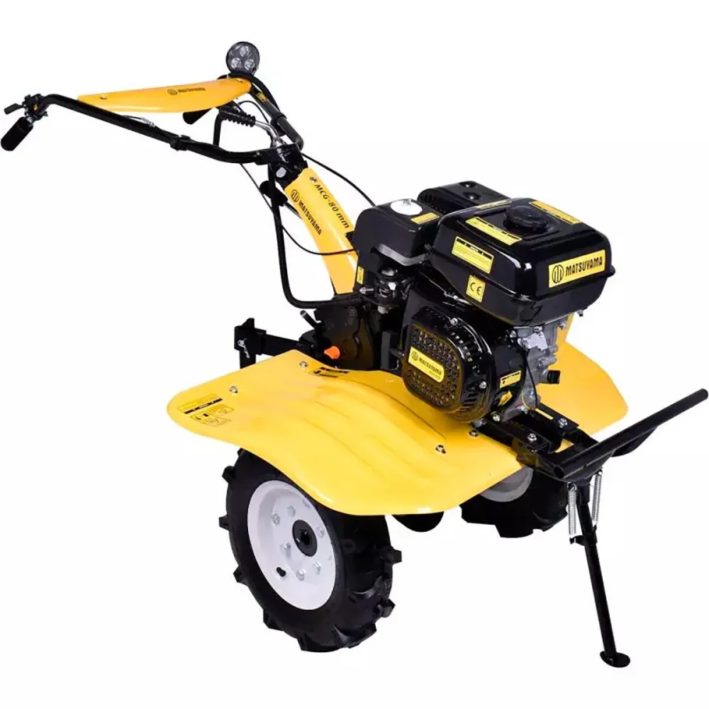 Motocultivador à Gasolina 7HP com Enxada e Rodas Matsuyama
