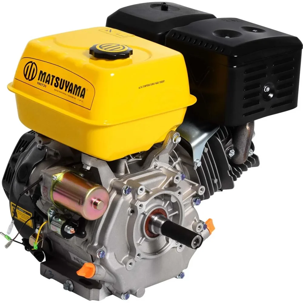 Motor Horizontal a Gasolina 4T 6,5l Motor 13hp Matsuyama