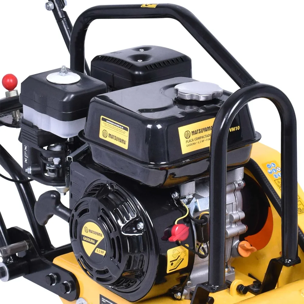 PLACA VIBRATÓRIA A GASOLINA 4T - MONOCILÍNDRICO 6.5 HP MOD. PVM10