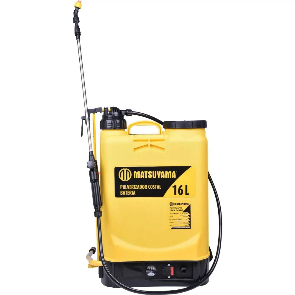 PULVERIZADOR COSTAL À BATERIA - 16 L (8Ah - 12V)
