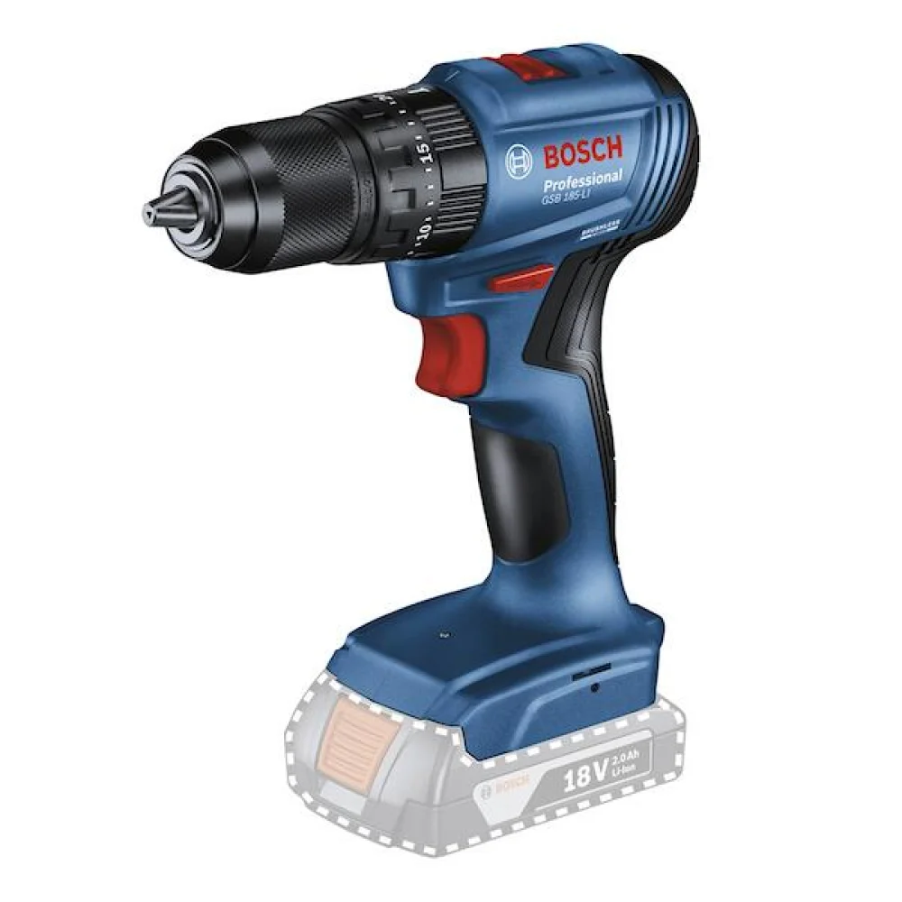 Kit Furadeira Chave 2Bat GSB185 GDR18V200 BOSCH