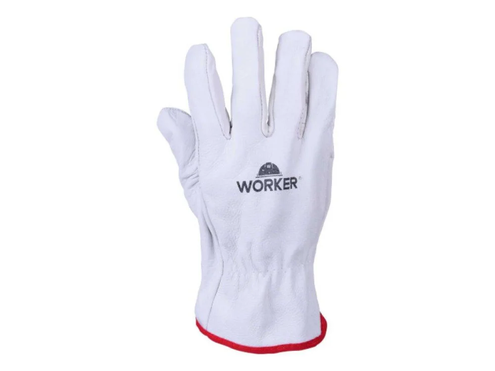 Luva Vaqueta Petroleira Worker WK26 Couro Resistente