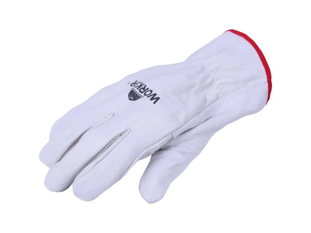 Luva Vaqueta Petroleira Worker WK26 Couro Resistente