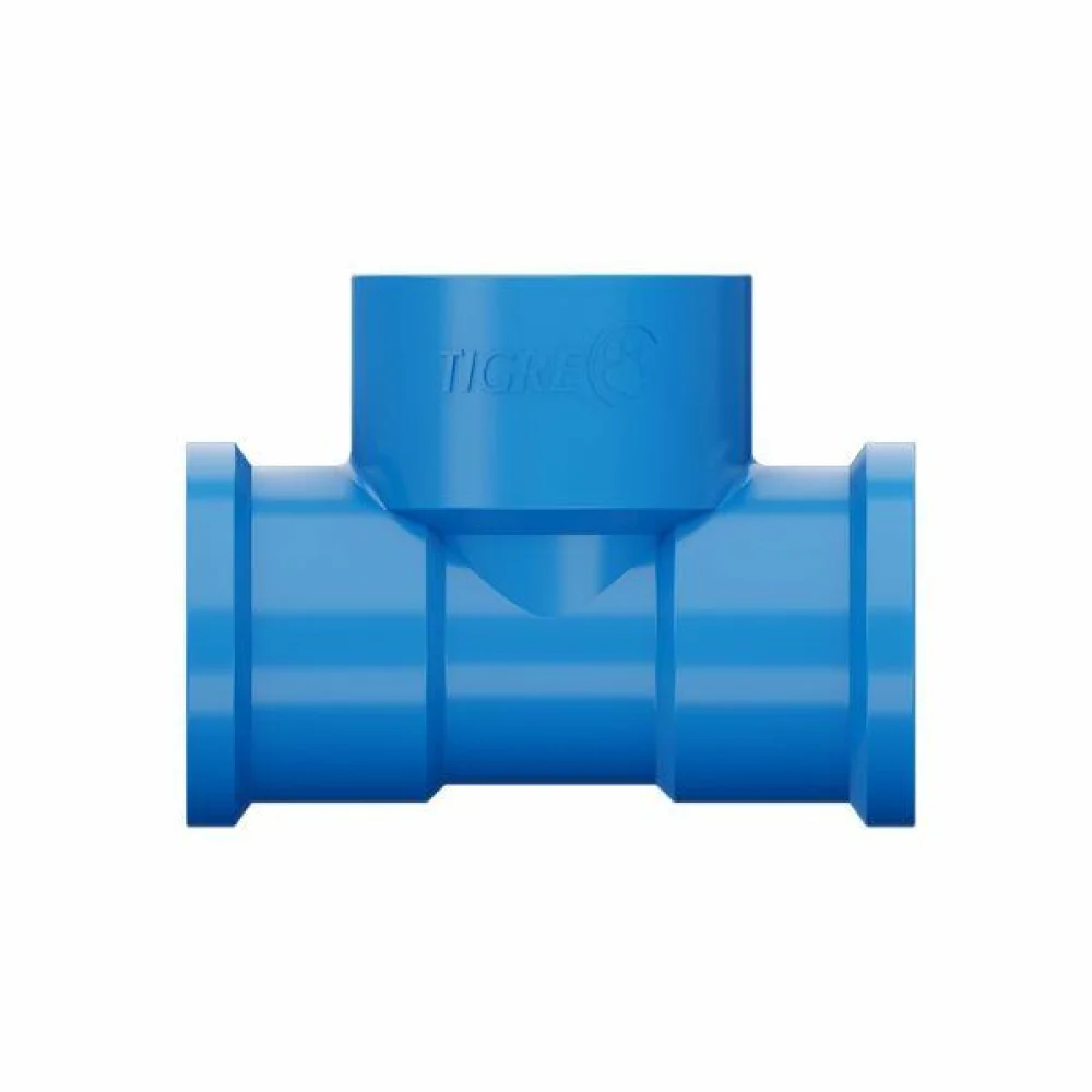 Tê Soldável Redução 90° com Bucha Latão 25x1/2Sertão