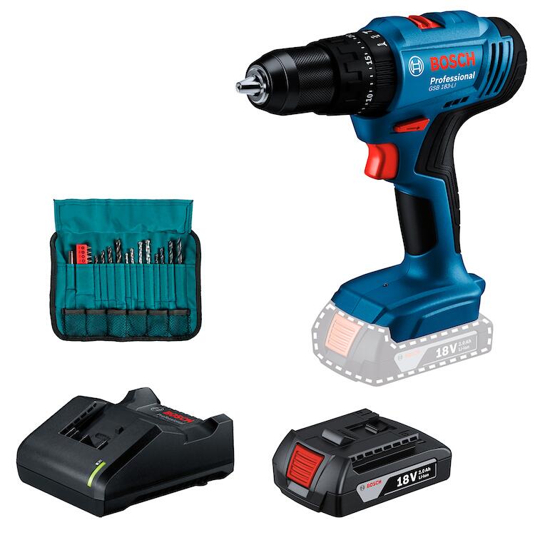Furadeira/Parafusadeira Bosch GSB 183-LI 18V Bivolt