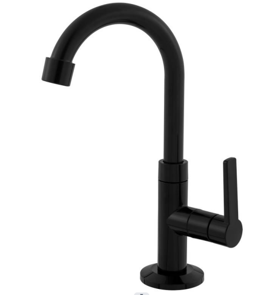 Torneira Lav Mesa 2190 B75 HIGO Black Bica Alta
